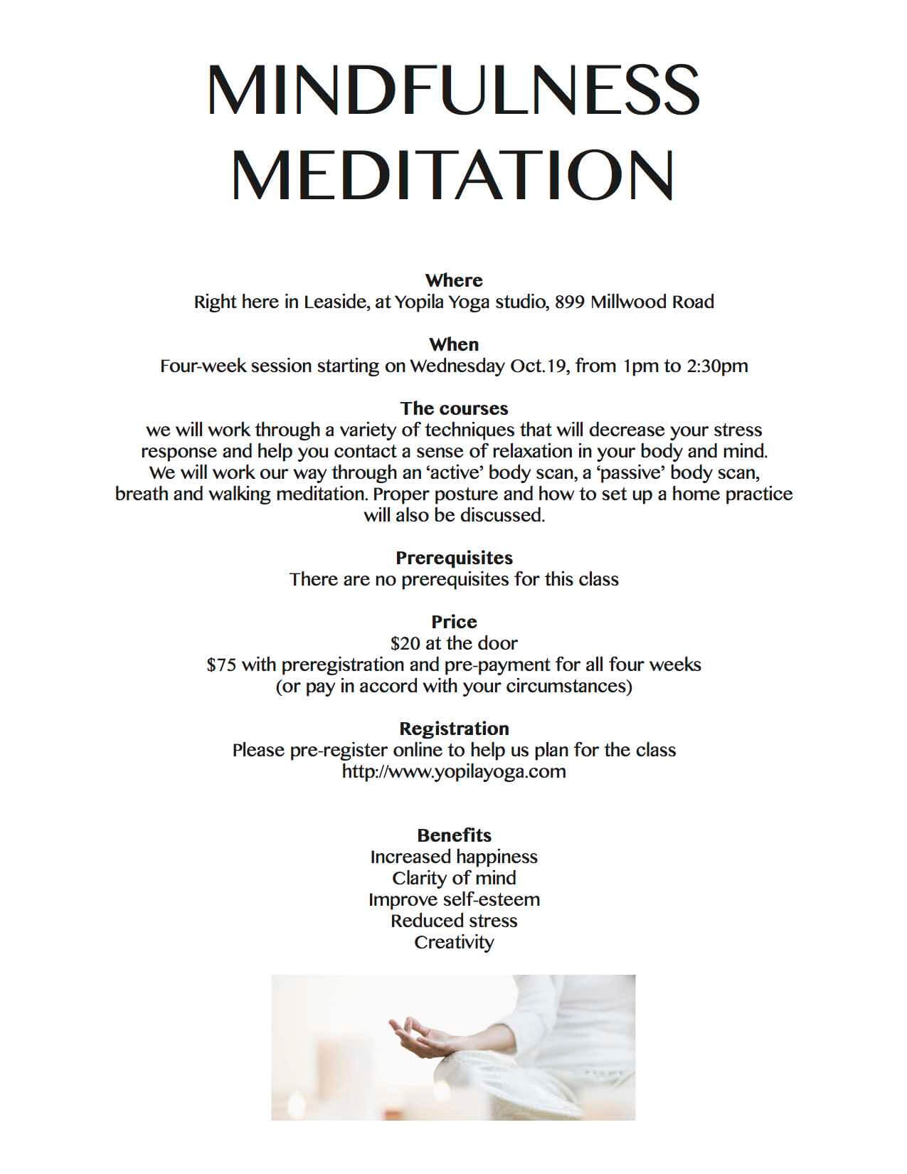 Services — Clarity Meditation & Yoga Studio